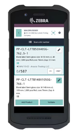 Product Successfully Scanned