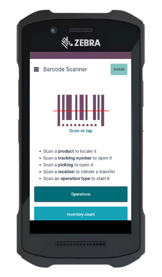 Click on Inventory Count